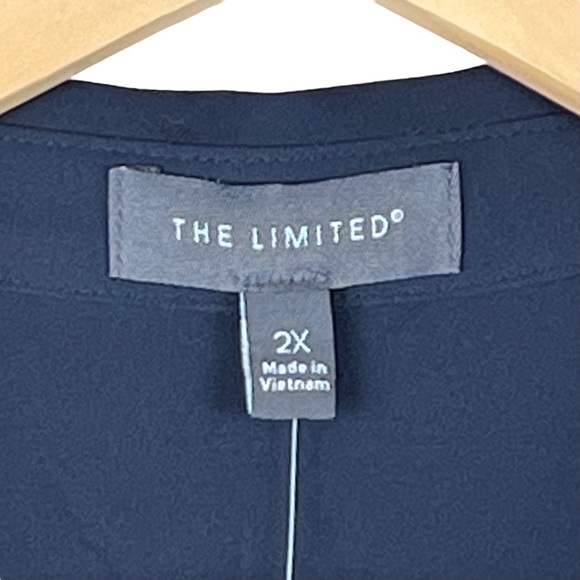 NWT The Limited Navy Blue Career Blouse Size 2X - Picture 6 of 9